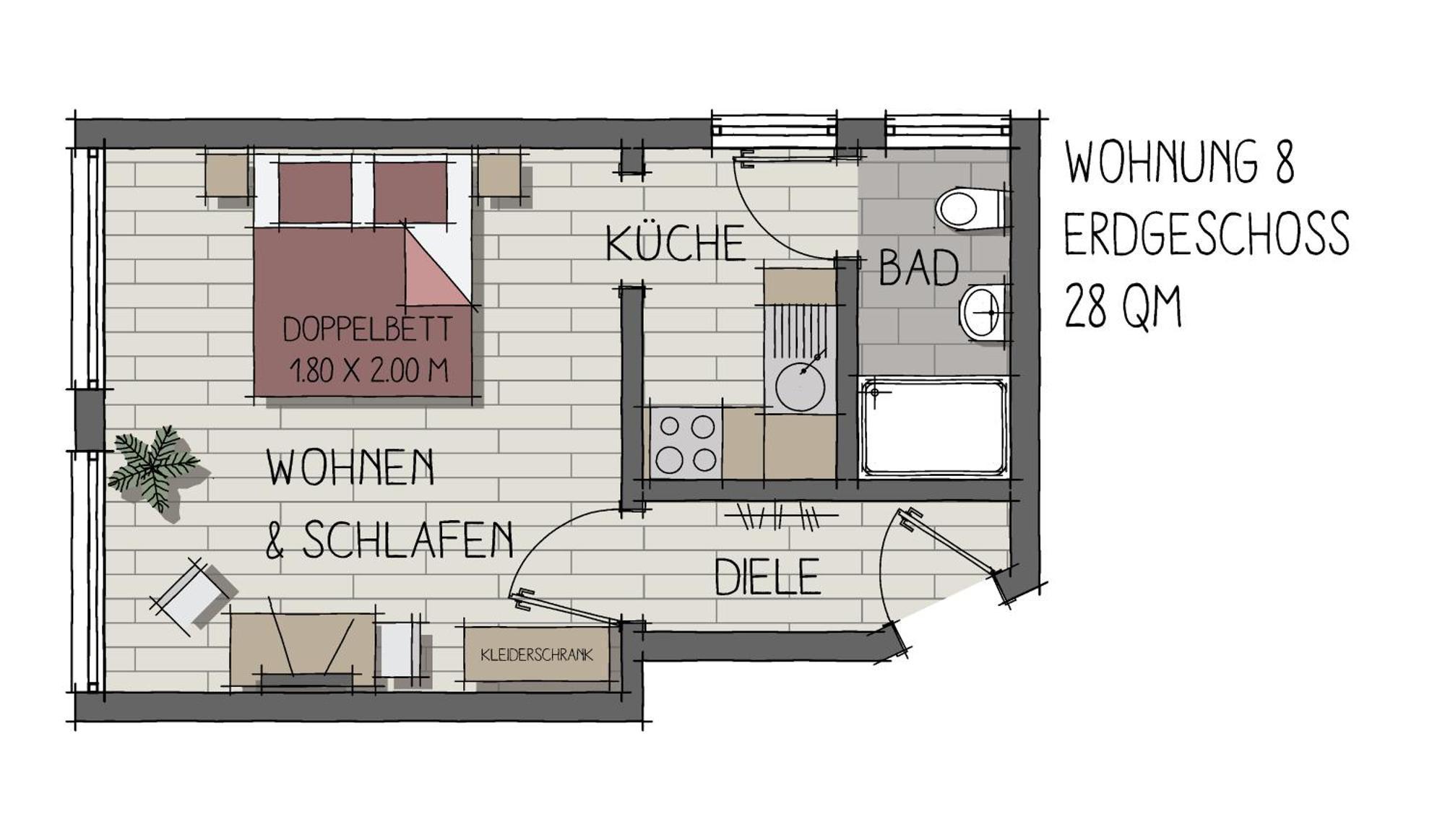 Ferienwohnungen Marienthal Hamburgo Exterior foto